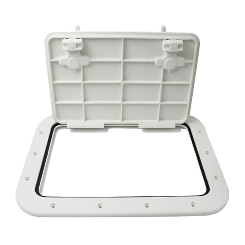 Escotilla de barco de 425-315mm, ABS, acceso marino/escotilla de cubierta para yate marino RV, perilla de extracción antideslizante, accesorios para barcos marinos
