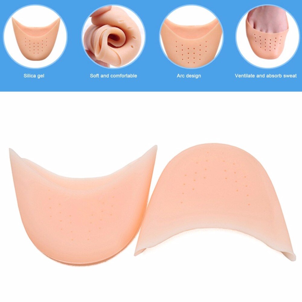 1 paar Silicone Gel Toe Caps Soft Ballet Pointe Dans Atleet Shoe Pads Ademend Universele Pads Voor Meisjes Vrouwen Voet zorg