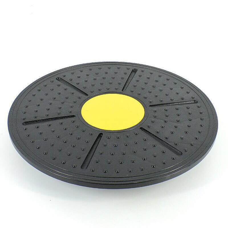 Balance Board 360 Graden Rotatie Schijf Draaitafel Ronde Taille Draaien Exerciser Fitness Apparatuur: YELLOW