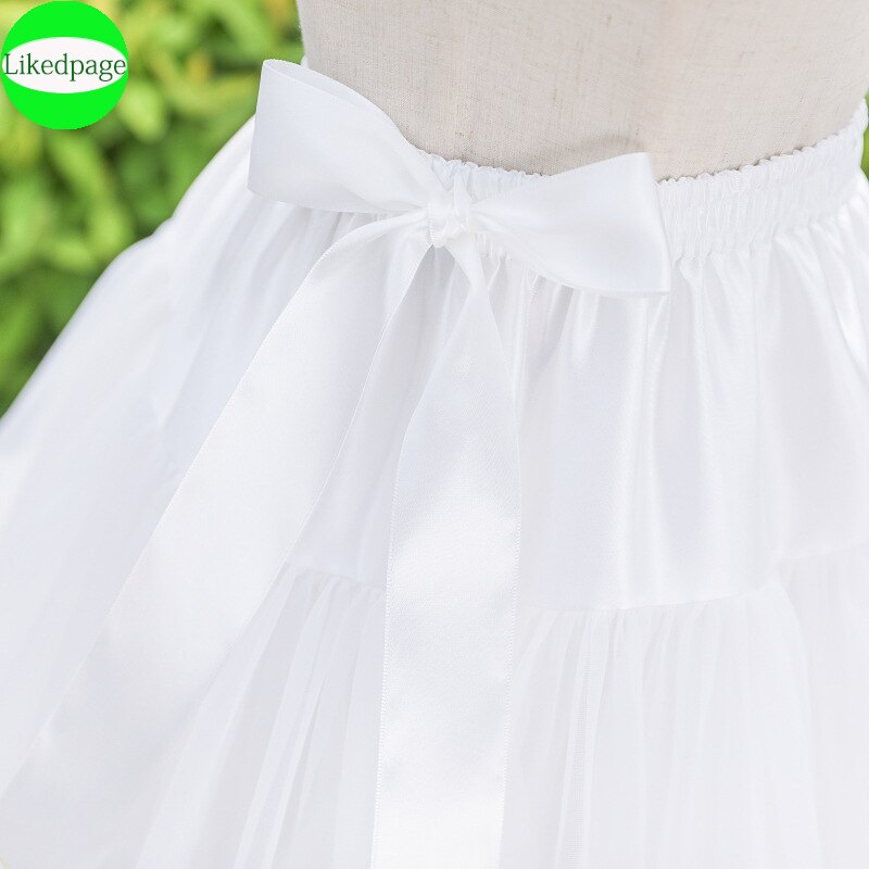 Lolita-vestido con tutú De tul blanco para Mujer, Falda con tutú, Falda De tutú, Falda esponjosa