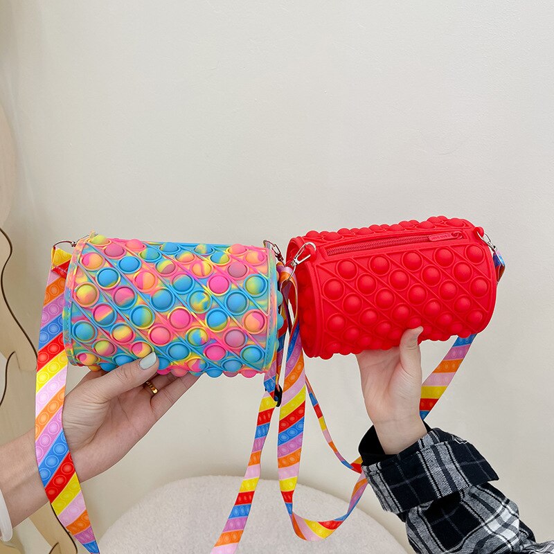 2022 kawaii-umhängetaschen, stressabbau-schultertaschen für damen, lässige tragbare taschen, hüfttaschen für mädchen