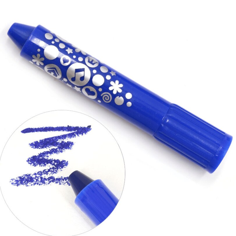 Washable Magic Marker Pen Oil Painting Stick Rotating Crayon Water-soluble Kindergarten Graphic Art Material: 10