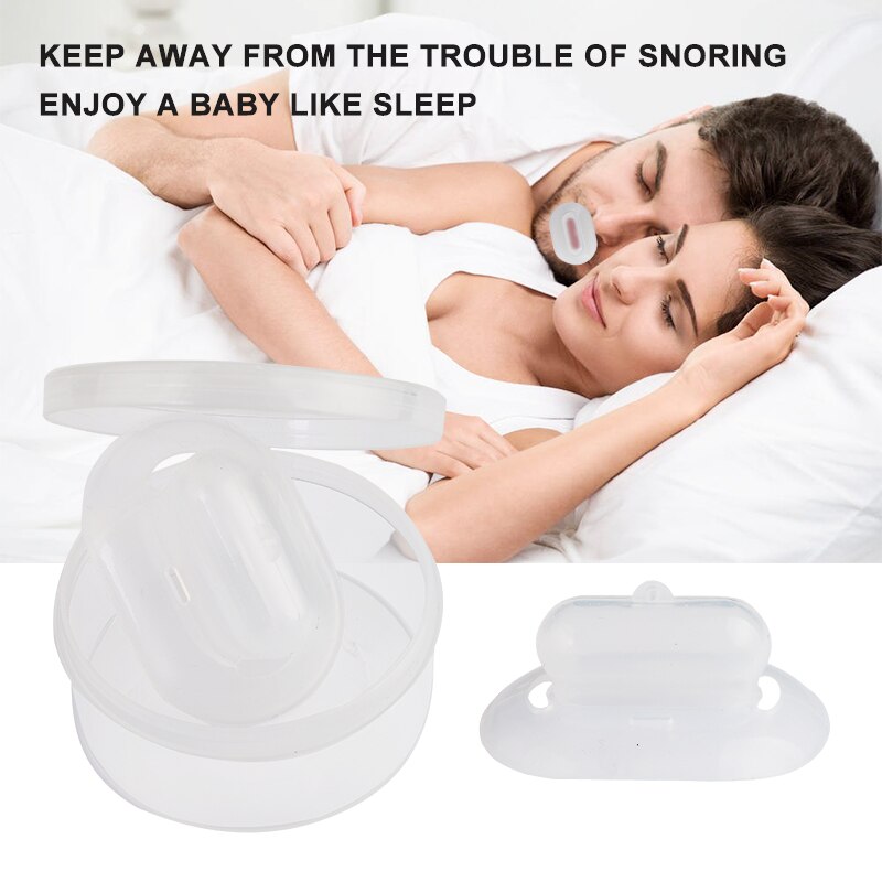 1Pcs Medische Siliconen Tong Anti Snurken Krachtige Anti Snurken Apparaat Apneu Stopper Tong Retainer Anti Snurken Night Helpen Slaap