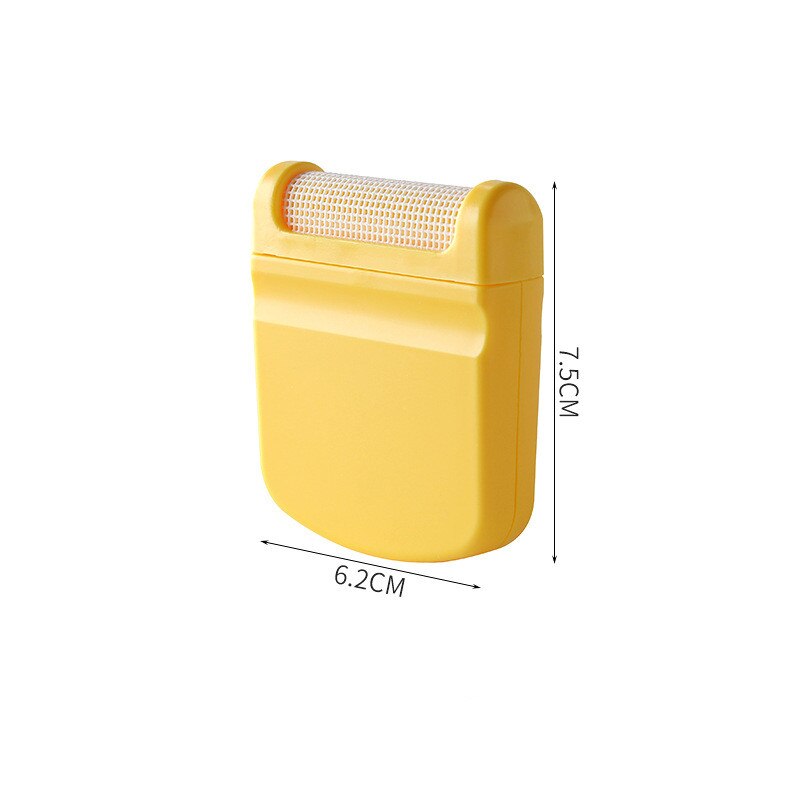 4 färger lintborttagare bärbar 6.4*2*7.5cm hår boll trimmer fuzz pellets klippa maskin epilator tröja kläder: Gul