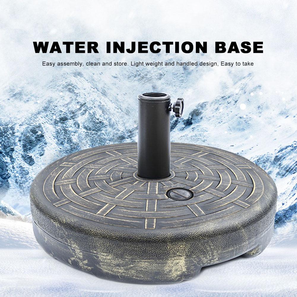 Portable Umbrella Base Heavy Duty Round Water Filled Umbrella Base Stand For Outdoor Patio