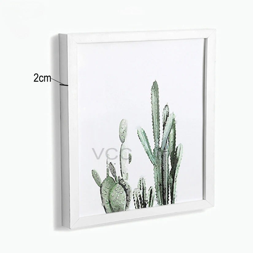 Wooden Nature Square Picture Frame,Plexiglass Include Poster Photo Frames For Wall Hanging Photo Frame 30X30 35X35cm