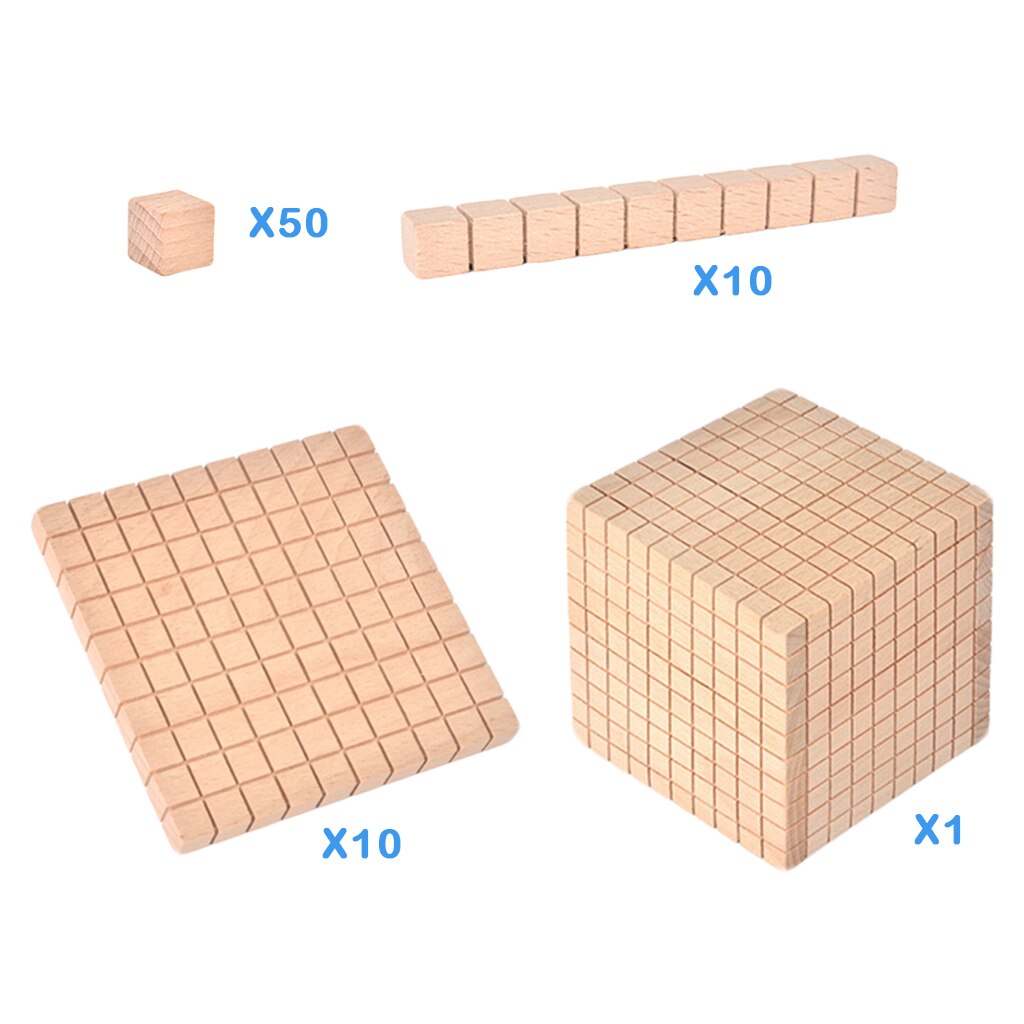 Houten Base Tien Blokken Klas Home Math Manipulatieve Tellen Early Math Onderwijs Speelgoed Voor Kleuterschool Elementaire