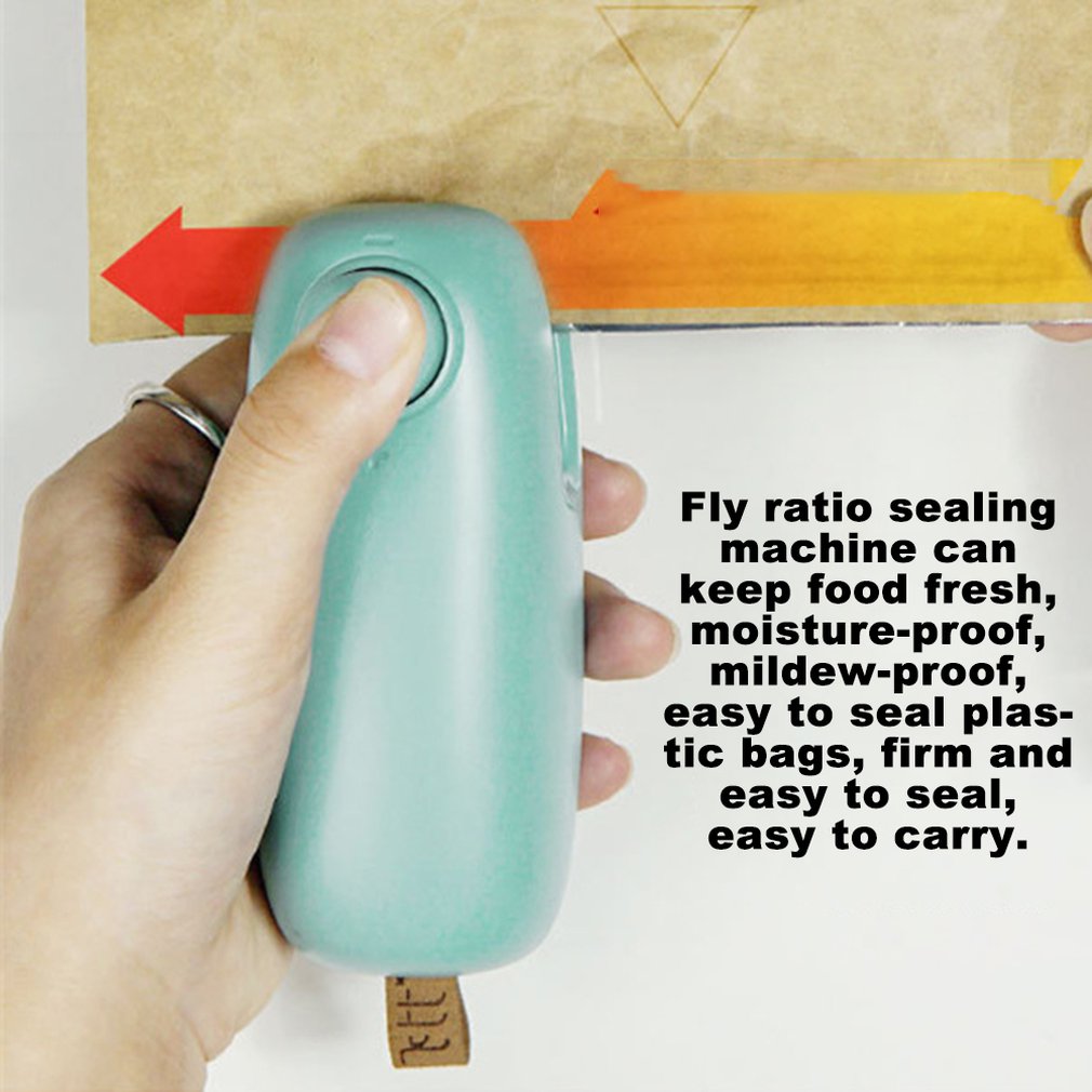 Food Clip Heat Sealing Machine Portable Sealer Mini Packing Bag Clip Multifuntional Seal Packing Clip
