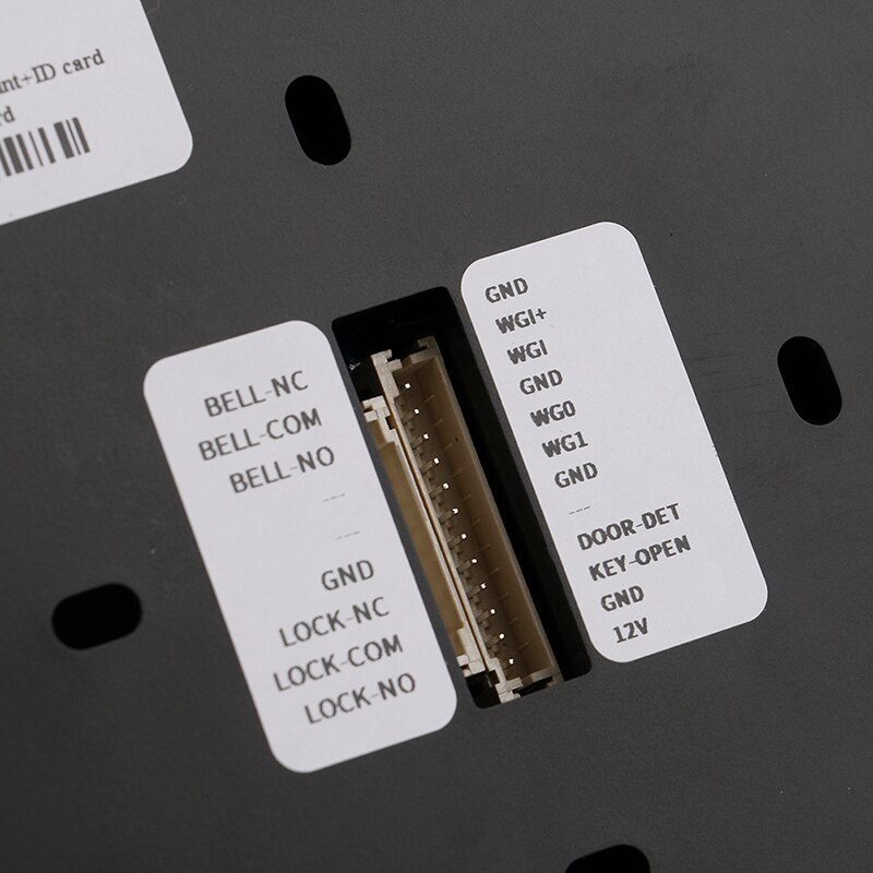 1pc sorte fingeraftryk adgangskontrol intercom maskine digitalt elektrisk rfid kode system til dørlås