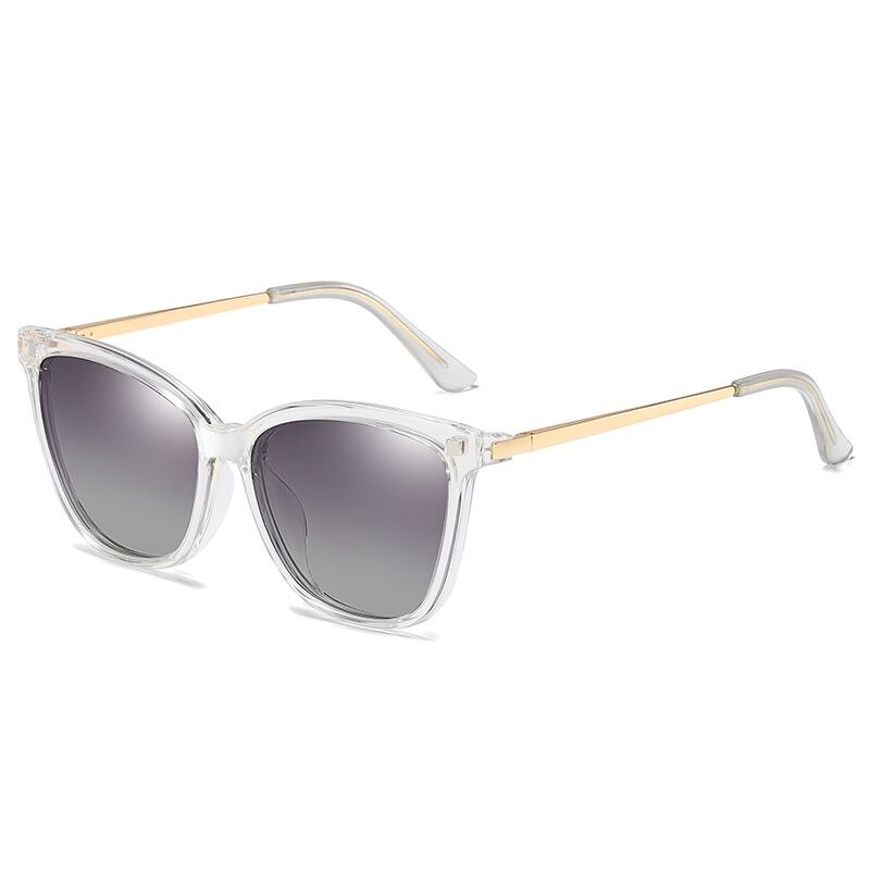 Gafas de sol polarizadas para mujer, montura con Clip magnético, graduadas para miopía, nuevas: c2