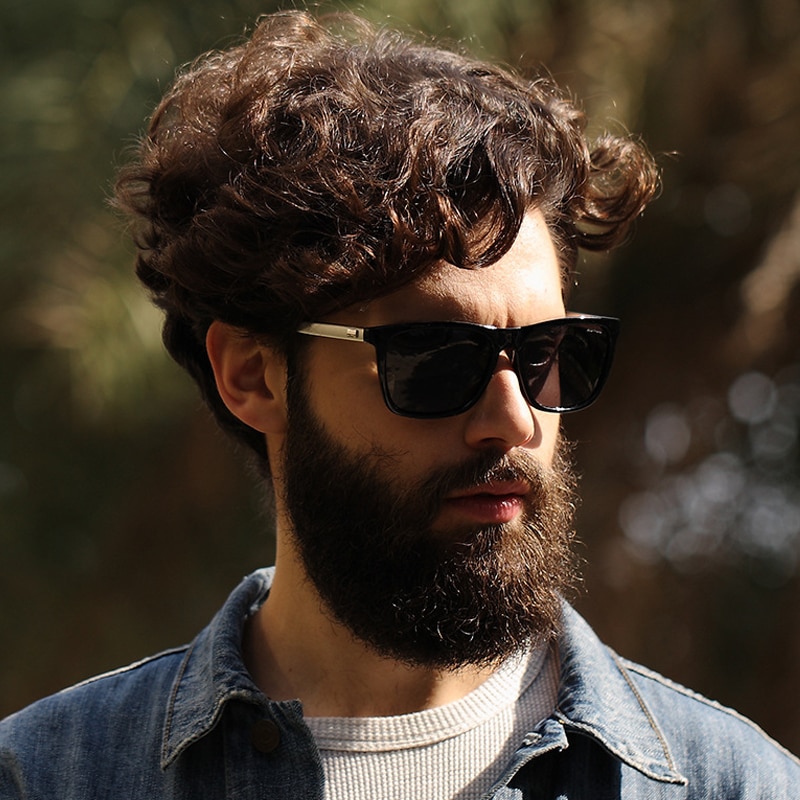 Gafas de sol polarizadas de aluminio y magnesio para hombre, lentes de sol masculinas para pescar, hacer senderismo, acampar, deportes, conducir, 387