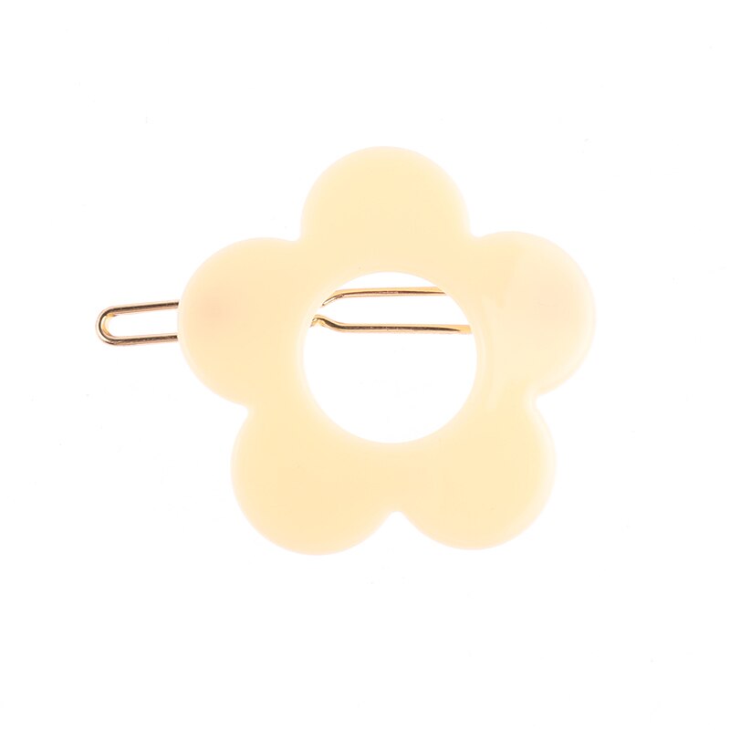 13 färg fancy akryl godis ihålig blomfärg hår groda clips grepp tillbehör för barn flickor