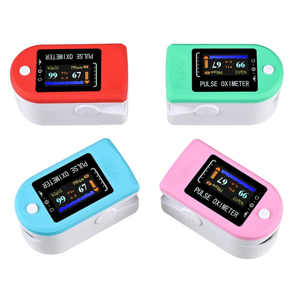 Portable Finger Pulse Oximeter blood oxygen Heart Rate Saturation Meter LED Oximetro de dedo Saturometro Monitor