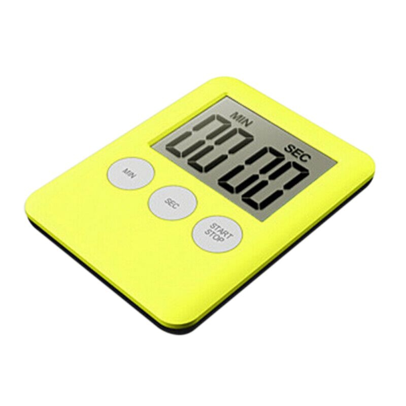 Abs høj præcis digital timer husstand timer badeværelse vægur køkken vandtæt bruser timer