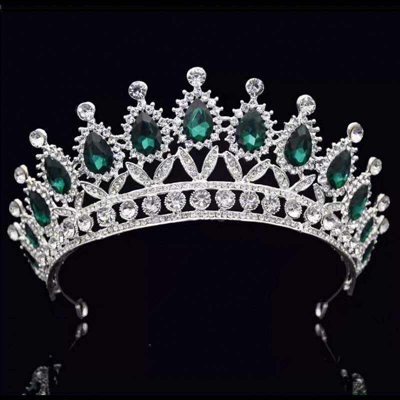 Tiaras de Quinceañera de cristal y coronas para desfile de mujeres, diadema de graduación, adornos para el cabello, accesorios de joyas para el pelo para boda