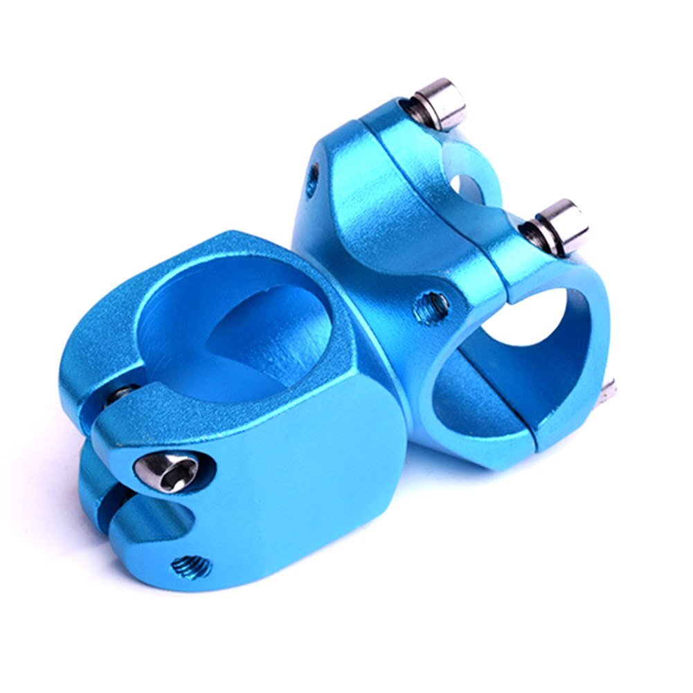 Replacement Accessories Practical Cycling Fixed Wear Resistant High Strength Universal Aluminum Alloy Durable Bicycle Stem: Blue