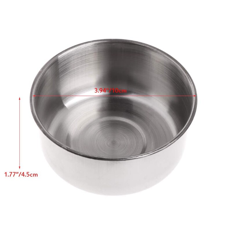 2 Pack Bird Cage Food Water Dispenser Parrot Food Dish Bird Feeder Cup for Cage, Stainless Steel Bird Food Holder Container for