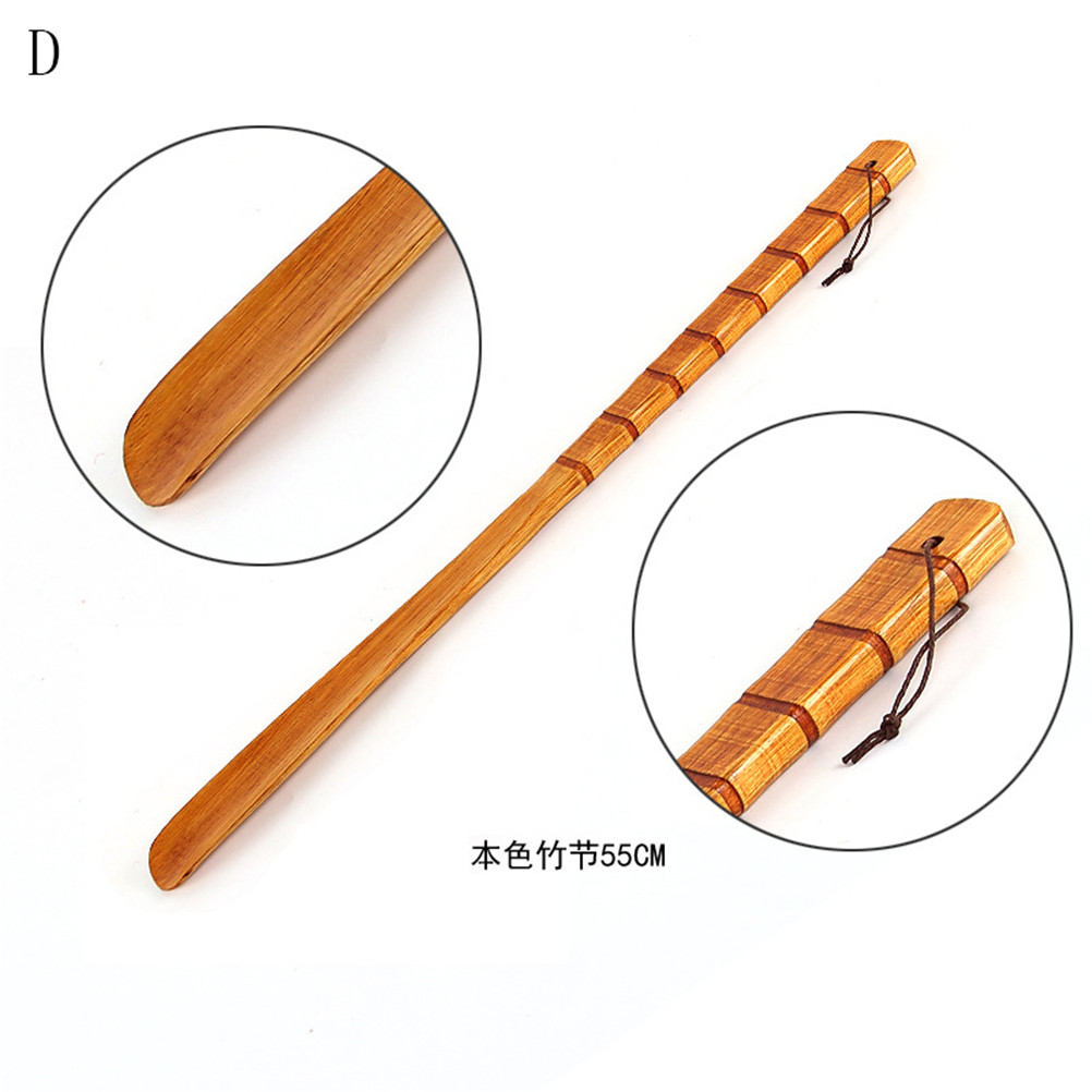 craft Wooden Shoe Horn Wooden Long Handle Shoe Horn Lifter Shoehorn: D
