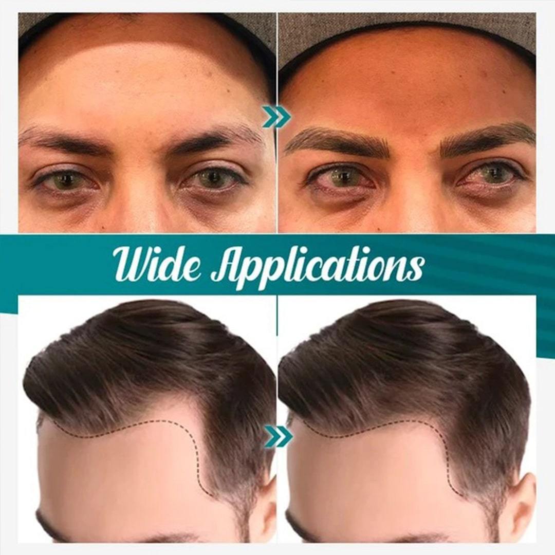 Baard Vullen Pen Kit Mannen Kapper Potlood Filler Waterdicht En Zweet Proof Gezichtshaar Wenkbrauw Reparatie Pen Tool