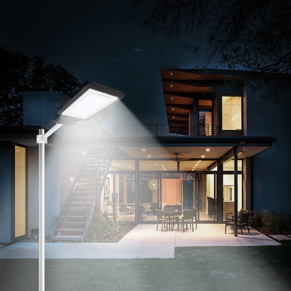 100w ultratynne ledet-gatelys utendørs vanntett  ip65 vegglampe vei energisparende sikkerhetslampe til hagespotlights