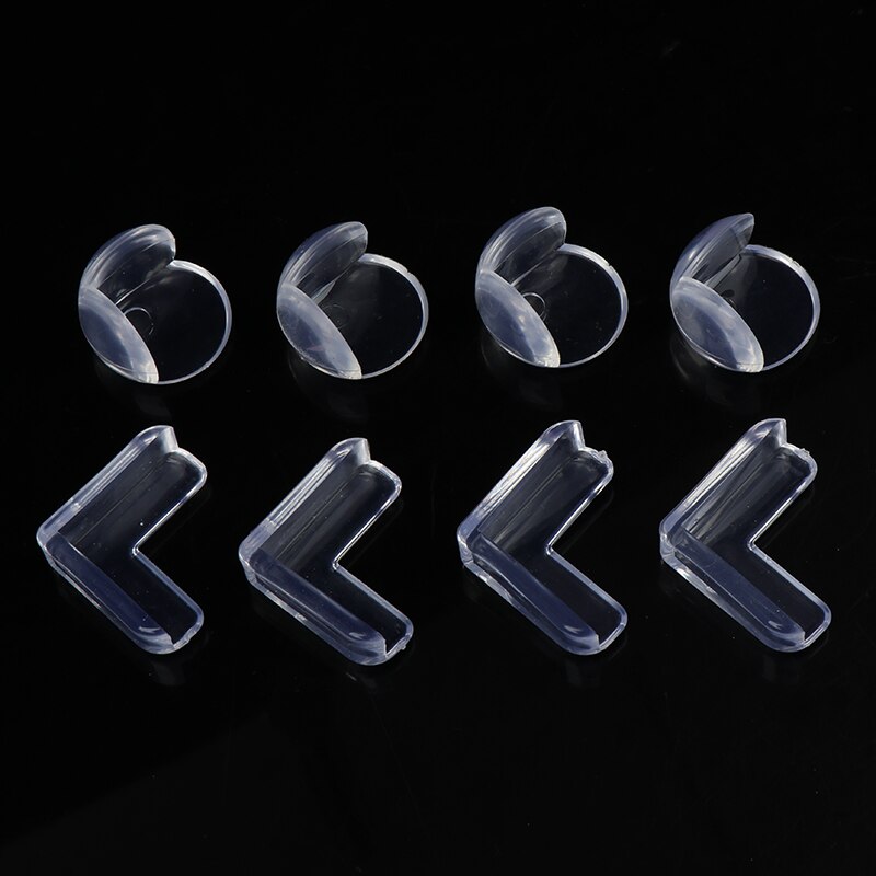 8Pcs Silicagel Transparante Anti-Collision Hoek Tafel Hoek Bescherming Plakken