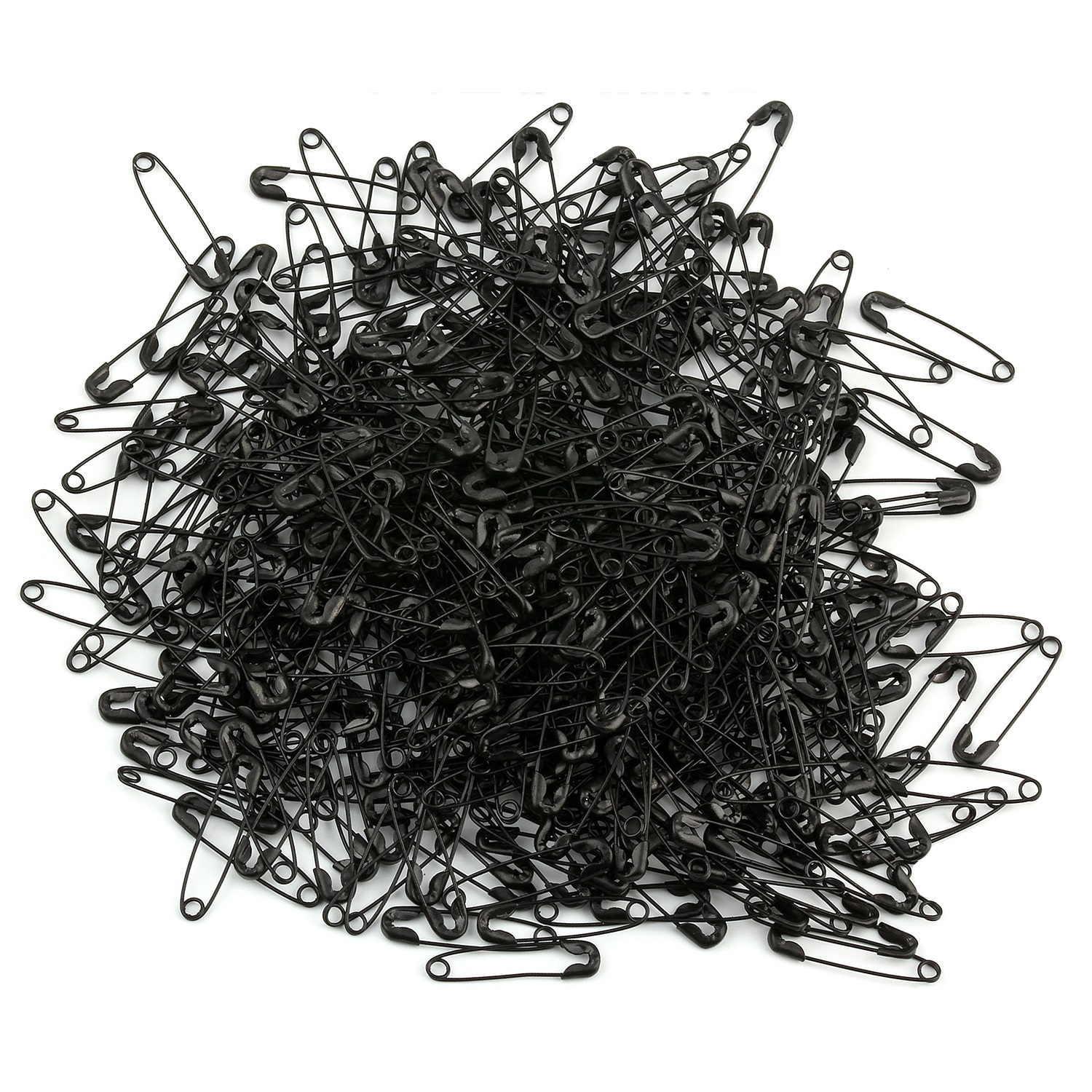 200 pçs liga preto pequenos pinos de segurança descobertas broche ferramenta de costura tricô ponto marcador tag pinos clipes diy artesanato suprimentos 5x19mm