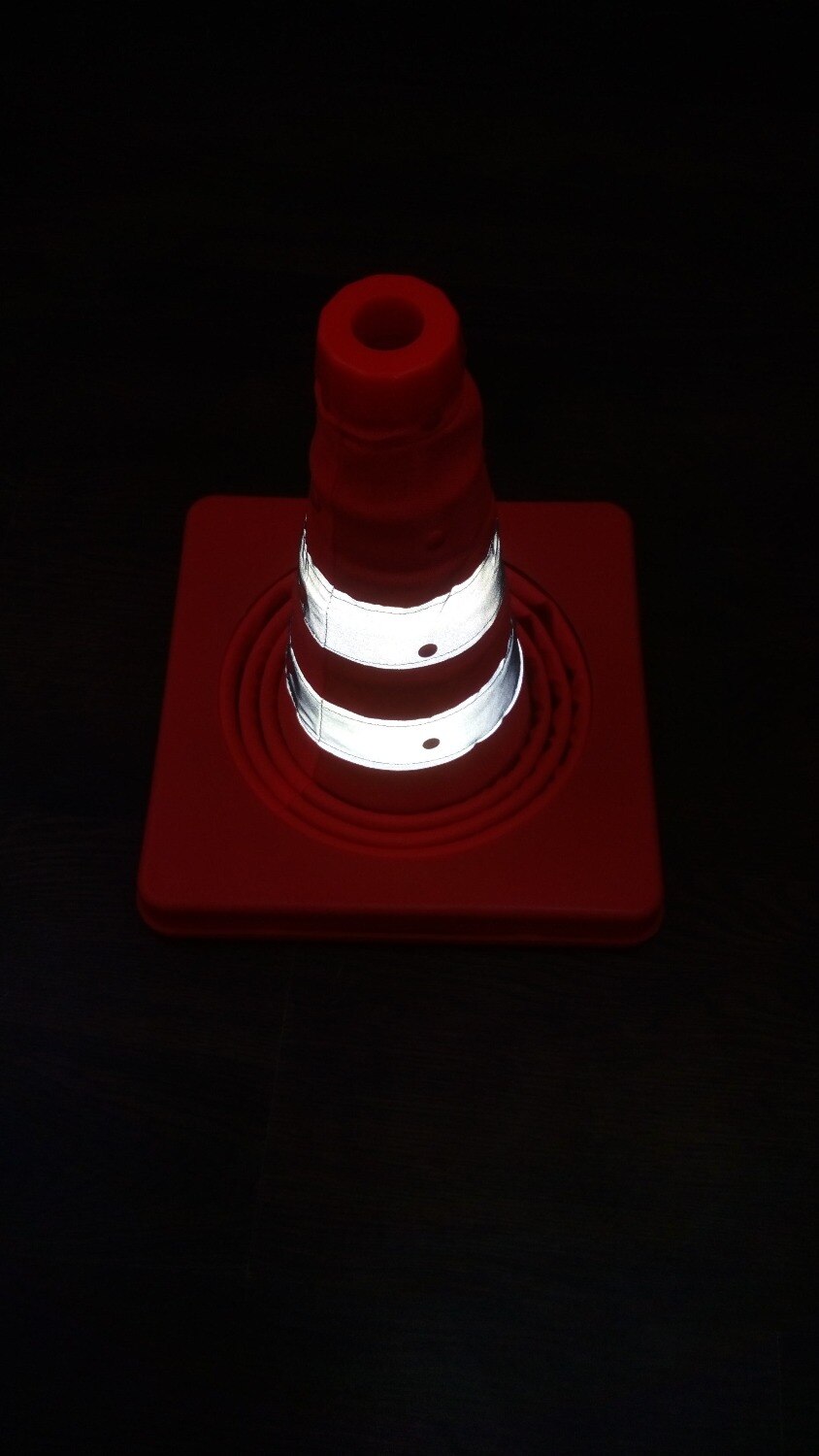 70 cm wysokość składane odblaskowe pachołki drogowe ostrzegawcze odblaskowe z tworzywa sztucznego Pachołek drogowy