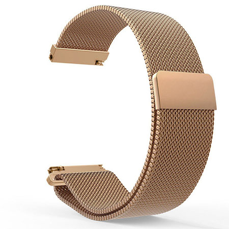 Metall Strap Für Huawei Uhr GT/GT2 46MM Ehre Magie 2 Smart Band Armband Edelstahl Straps Für TicWatch pro Armband Correa: Rose Gold 1