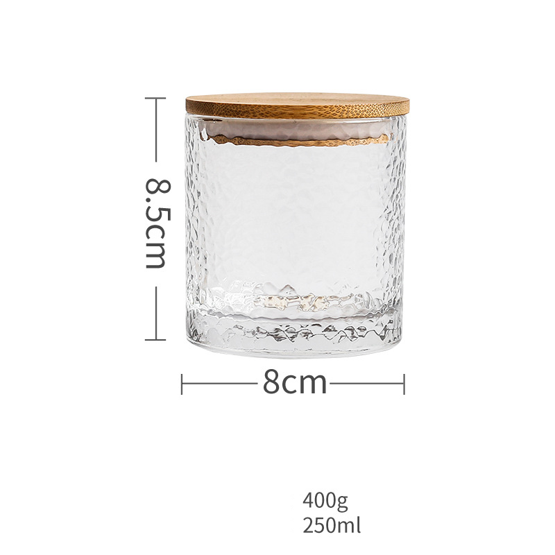 Kitchen Storage Bottles For Bulk Products Jars With Lid Spices Sugar Tea Coffee Glass Container Receive Organizer Cans: 250ml