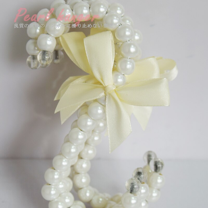 Sainwin-Perchero de plástico con forma de S para mujer, colgador de bolsas de perlas de 15CM, en color blanco y rosa, en 10 colores, lote de 5 unidades