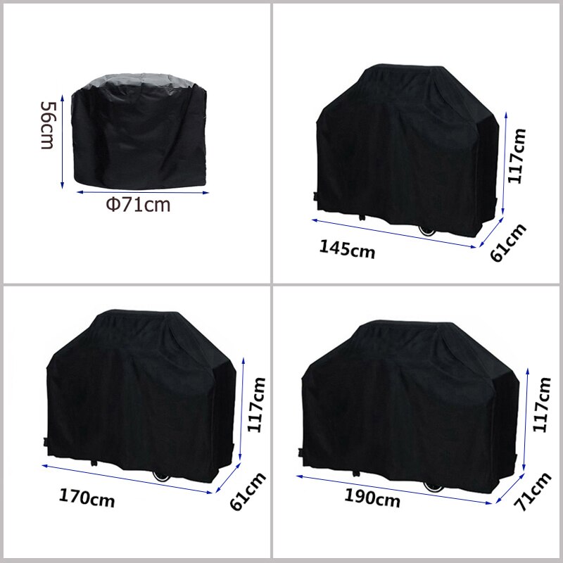 Bbq cover vandtæt til weber grill tilbehør grill covers gas stor grill uv udendørs have