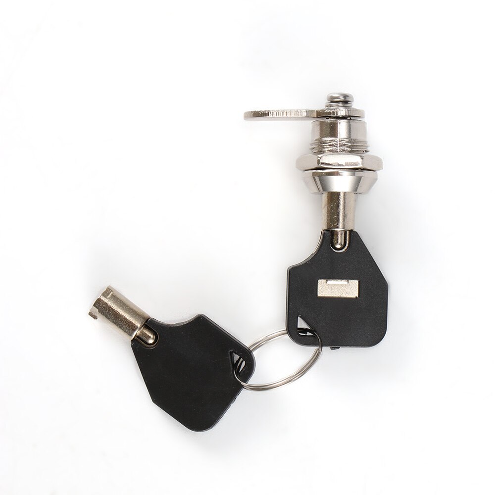 Thread Tubular Cam Lock Keyed Alike Security Lock DIY Furniture Hardware for Drawer Cabinet Desk Table Office Table with 2 Keys