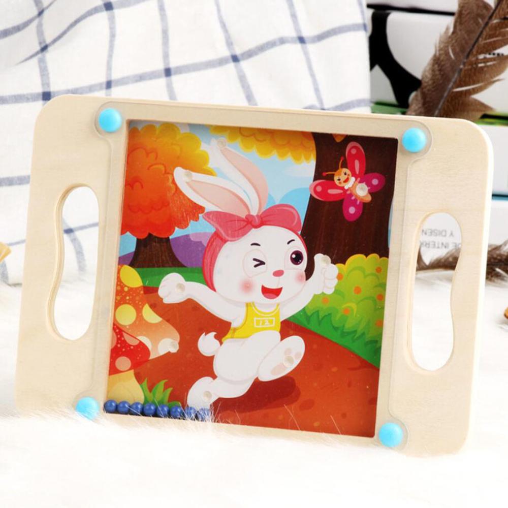 Grappige 3D Doolhof Magische Kubus Puzzel Speed Cube Puzzel Spel Labyrint Bal Speelgoed Magische Doolhof Bal Games Educatief Speelgoed: Bunny