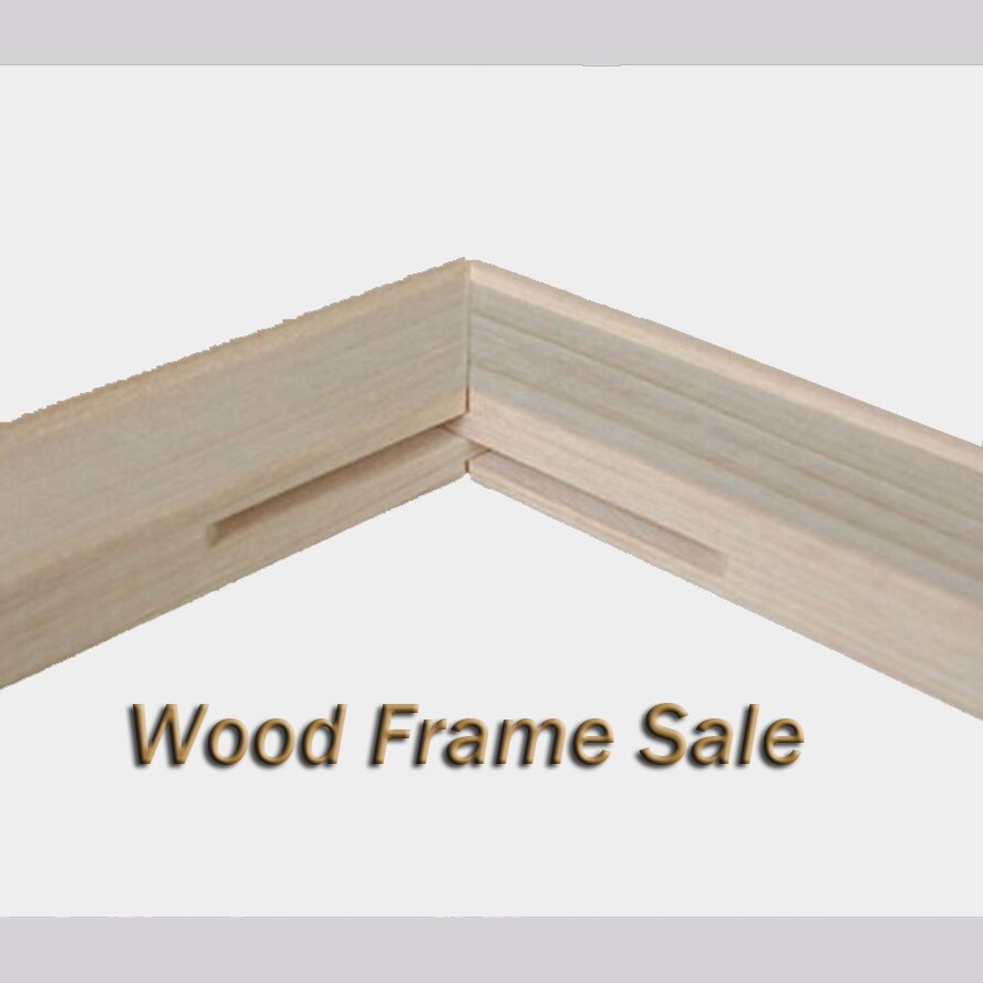 Wood Frame For Oil Painting Picture DIY Canvas Frames Wall Wood Photo Frame Set Poster Frame marcos de fotos pared Factory Price