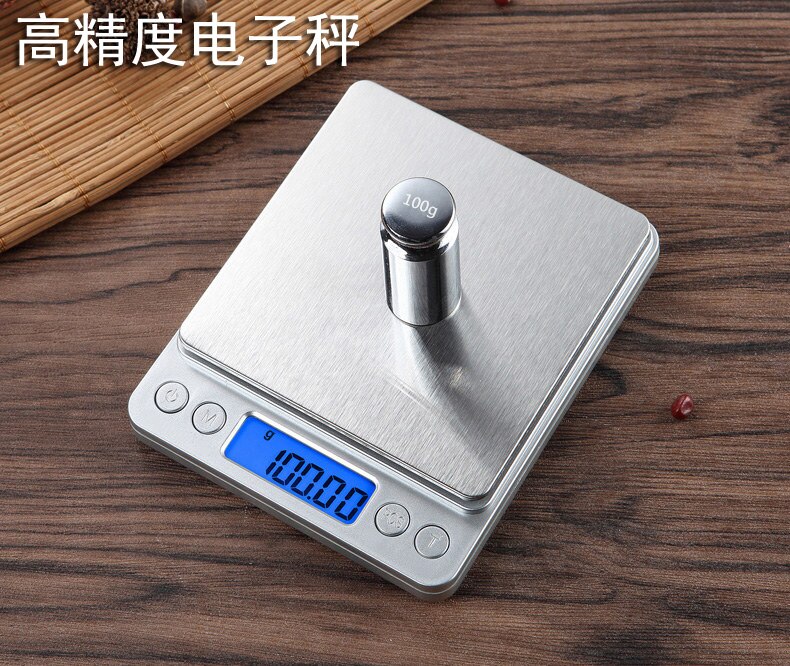 Portable Electronic Food Scales 3000g/0.1g Postal Kitchen Jewelry Weight Balance Digital Scale 500g 0.01 Precision Scale