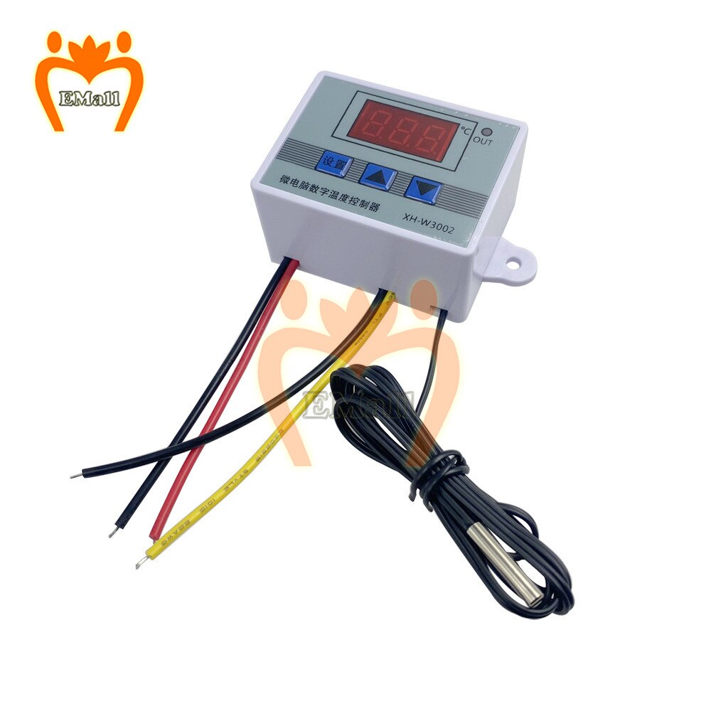 XH-W3002 W3002 Ac 110V-220V Dc 24V Dc 12V Led Digitale Thermoregulator Thermostaat Temperatuur Controller schakelaar Meter