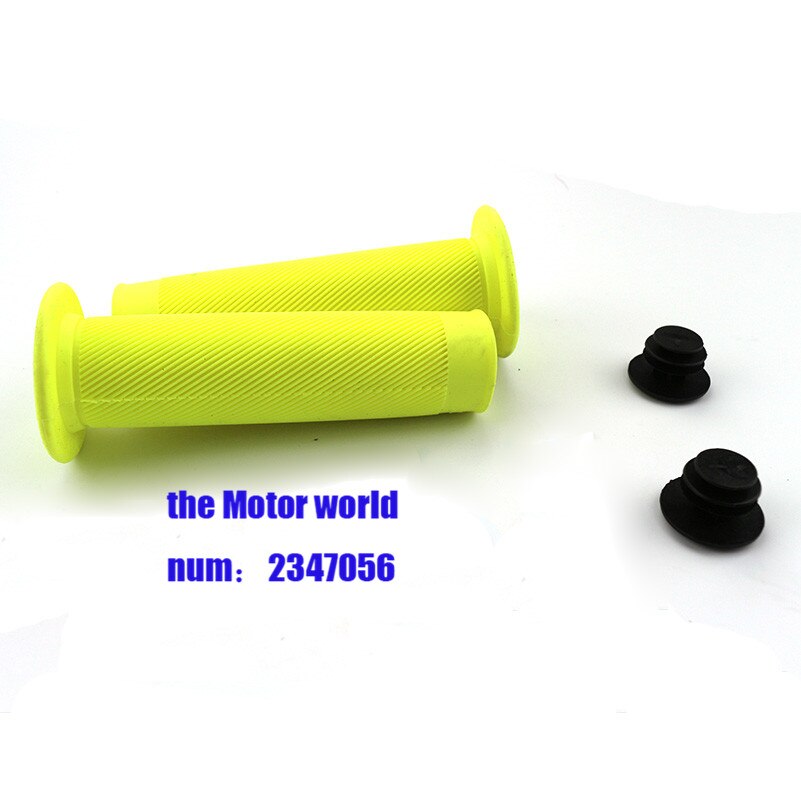 yellow Rubber Grip Handle Bar Motorcycle Grips 7/8" 22mm Grips Protector Handlebar Universal For ATV moto