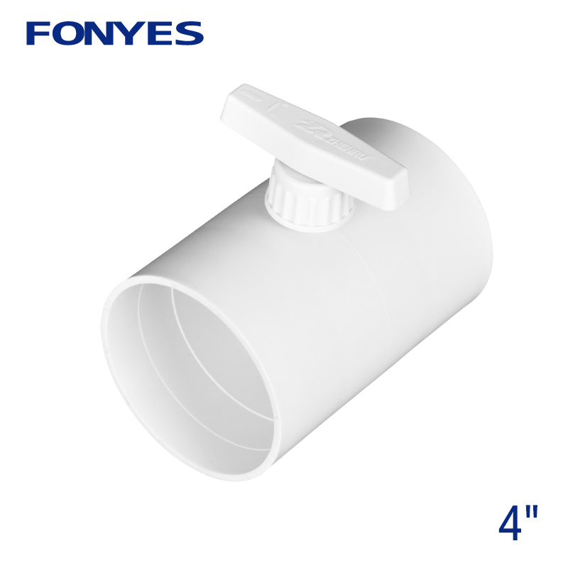 HVAC plastic air valve volume flow rate damper manual air duct check valve for ventilation pipe 80mm 100mm 150mm 200mm