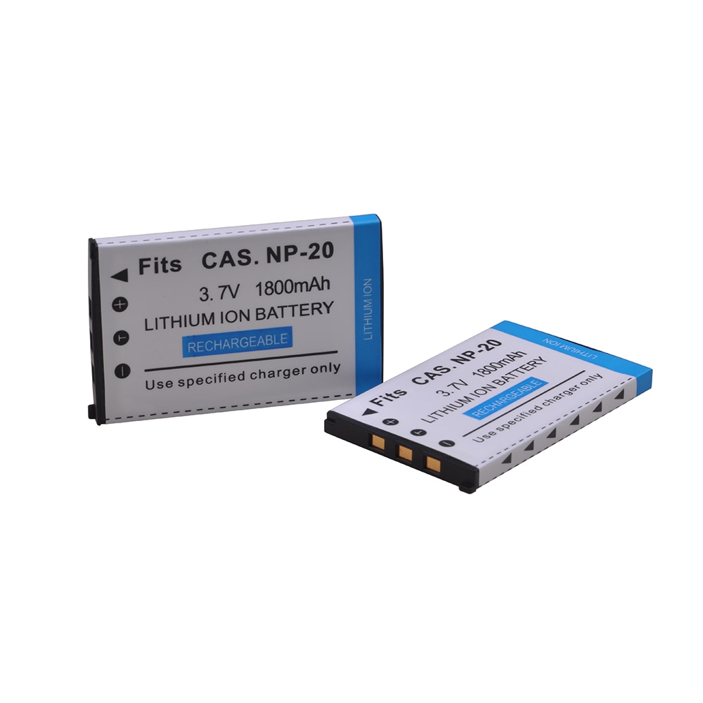 1800mAh 3.7V NP-20 NP20 CNP 20 Camera Battery for CASIO Exilim EX-M1 M2 S1 S1PM S2 S3 S4 Z3 Z4 S100 Z8 Z40 Z65 z70 Z75 S20 s770.