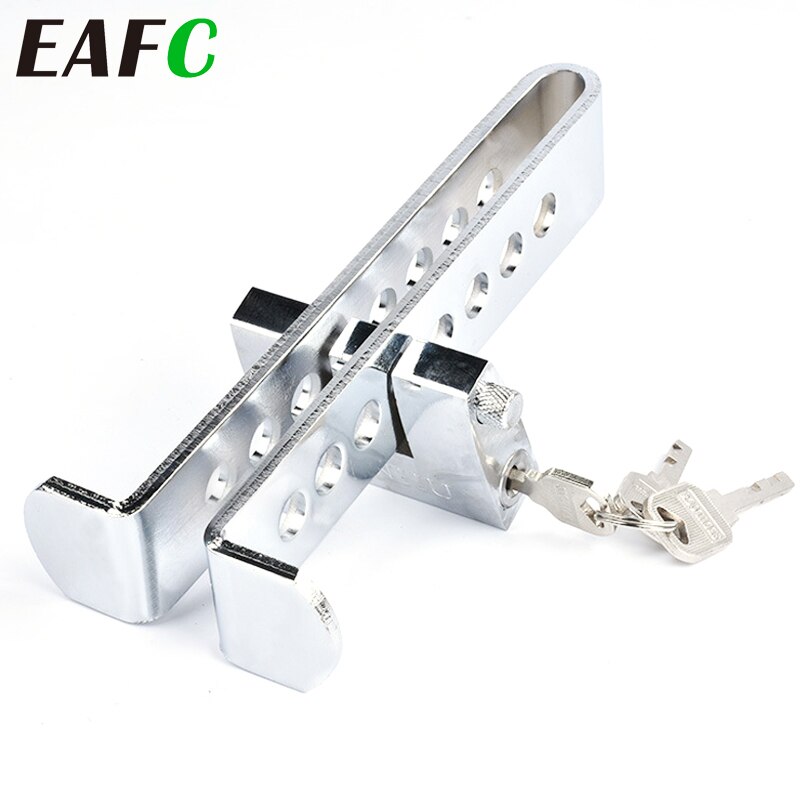 Car Clutch Lock Universal Auto Brake Pedal Lock Throttle Accelerator Security Steel Stainless Anti-Theft Tool Pedal Lock