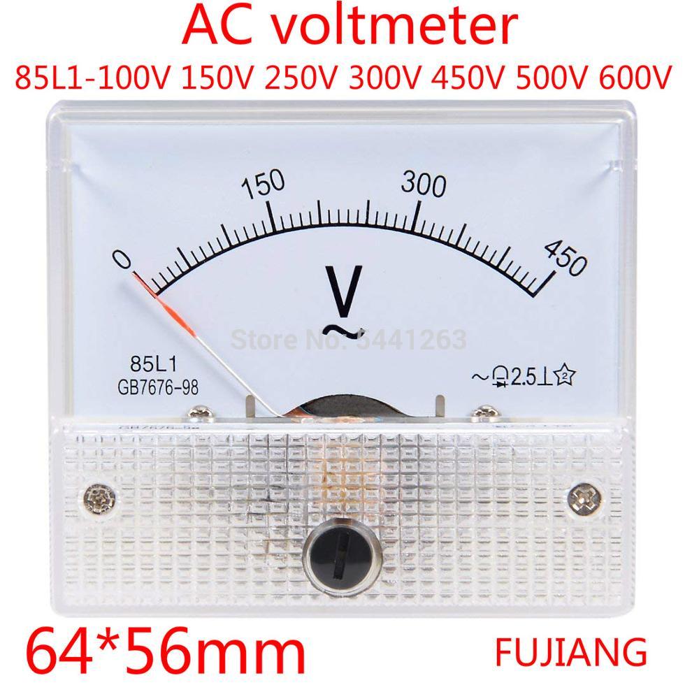Analog AC voltmeter 85L1-150V 250V 300V 450V 500V 600V generator voltmeter