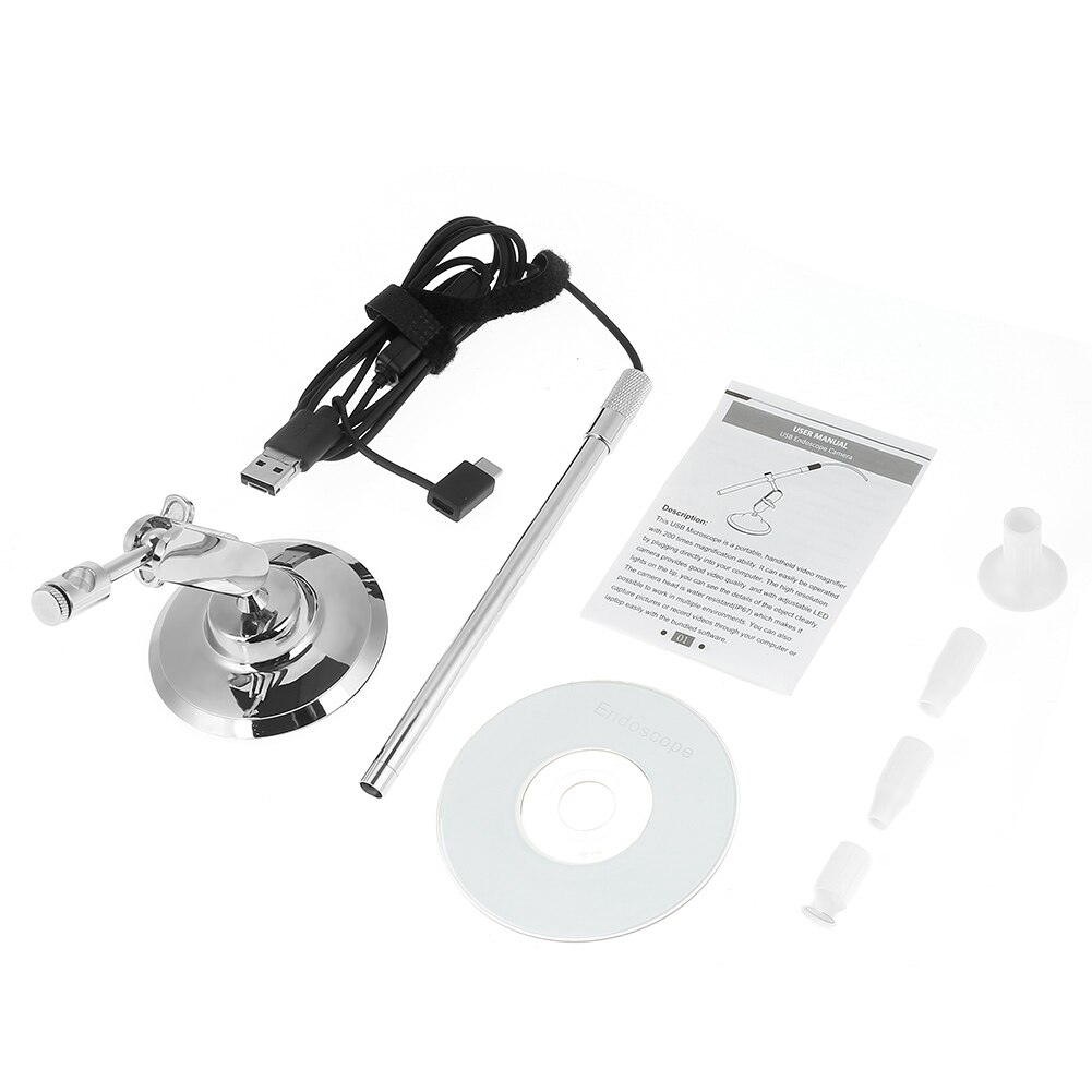1pc 200X 8-LED Mikroskop 720P Kamera Lupe USB/Mikro USB Für Ducation Computer/praktisch labor Metall Halterung Ständer