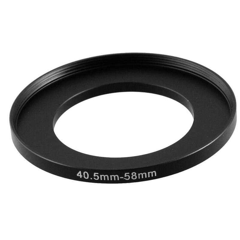 2 stück kamerareparatur-metall-Schritt-hoch-filterringadapter  - 40.5mm-58mm & 40.5mm-55mm