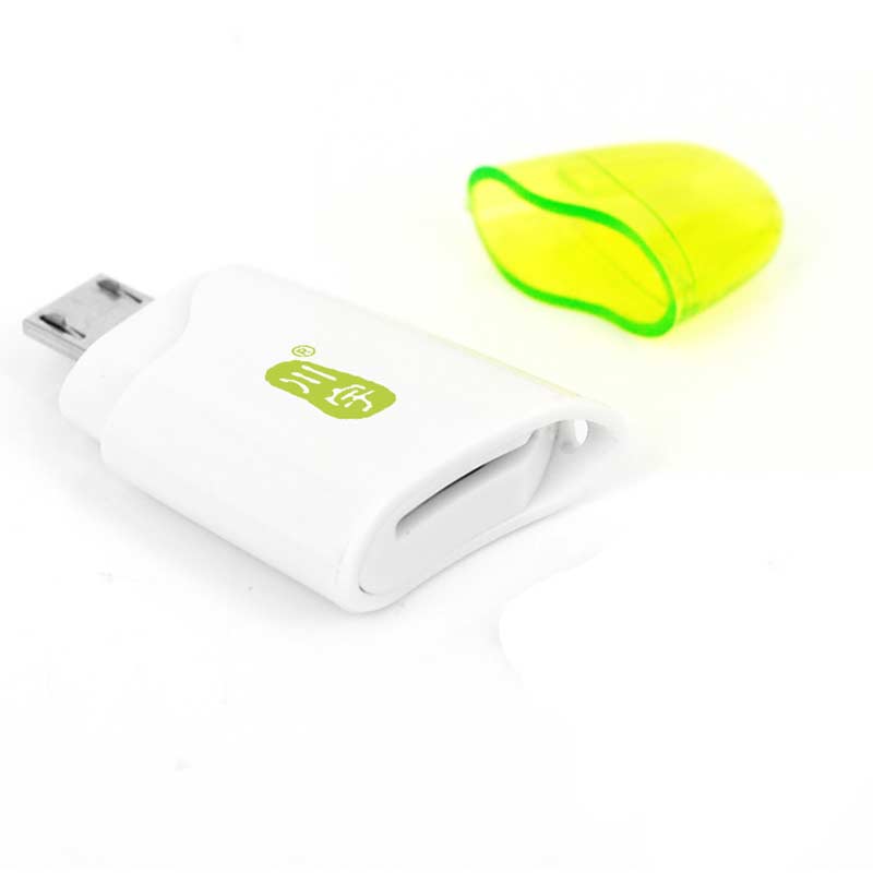 OTG Card Reader Micro SD Supports Up to 128GB with TF Slot Mini SDHC/SDXC Adpater for Android Cell Phone USB 2.0 PC Accessories