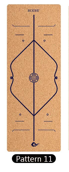 Yoga Mat - Natural Cork & TPE - 183x65cm - Non-Slip - Odorless - Fitness Gym Pilates