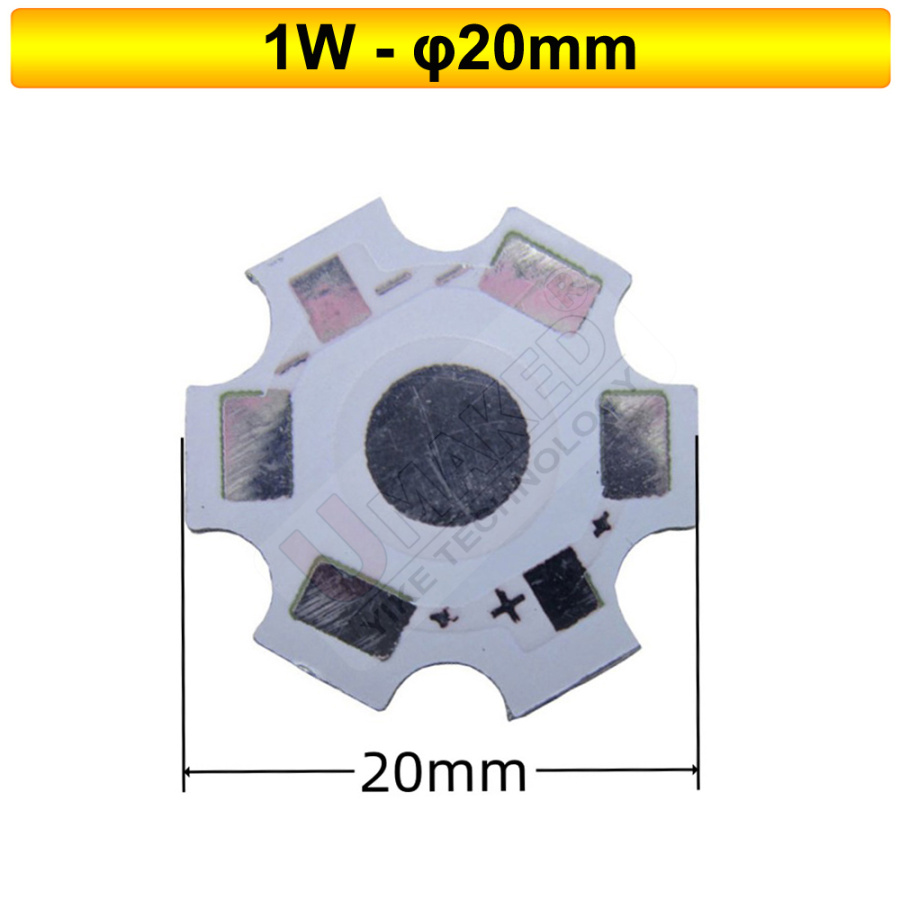 Placa de seguimiento de luz LED, base de placa de aluminio, placa PCB LED para chip led de alta potencia, 1W, 3W, 5W, 7W, 9W, 12W, 15W, 18W, 21W, 24W, 30W: changeable
