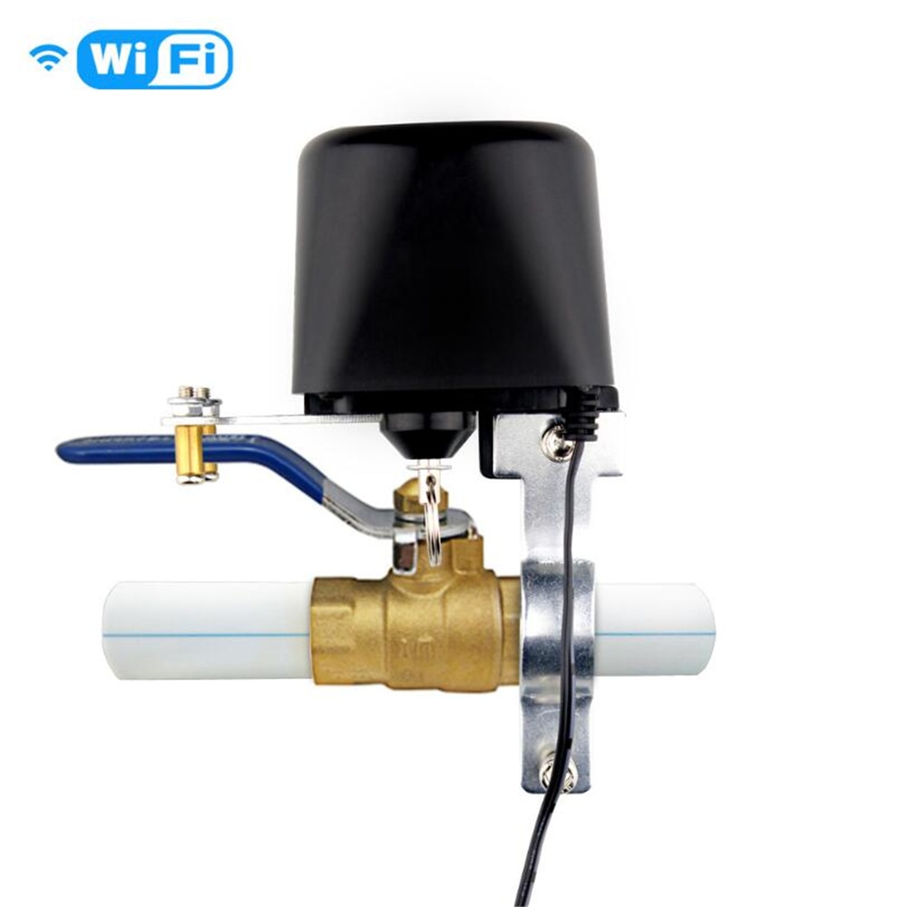 WIFI Zigbee Mobile APP Timing Switch Valve Smart Home Automation System Gas Water Control Valve for Alexa Google Home US EU