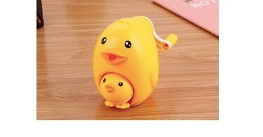 Sacapuntas bonito para pollito, cuchillo cortador, promocional, papelería, estudiante, dibujos animados, para niños y estudiantes: 002
