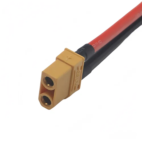 10cm RC vehicle and ship model battery ESC connection cable XT30 XT60 XT90 T EC2 EC3 EC5 EC8 male/female plug: Light Grey