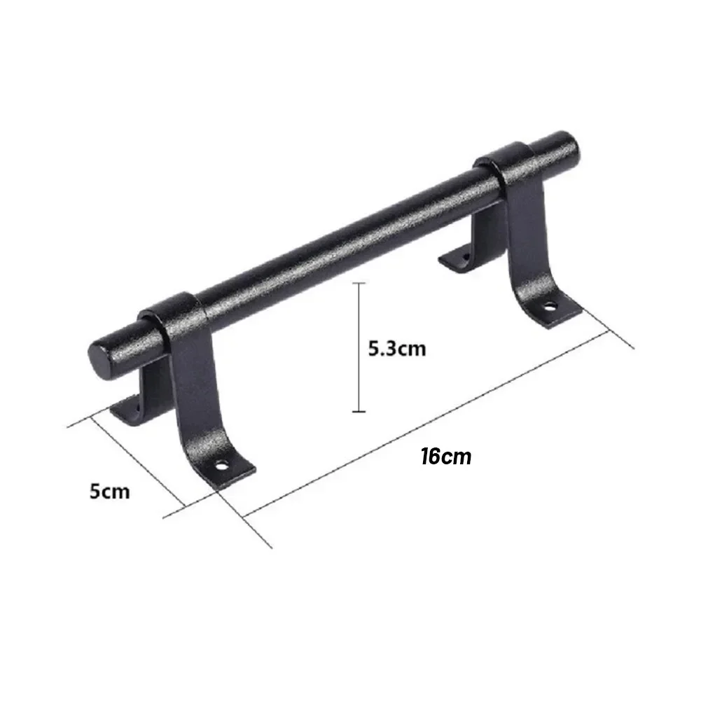Kohlenstoffs tahl Scheunentor Griff Land Schiebe tor Zug griff alte Jahrgang Hardware- Holztür griffe Hardware-